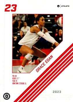 2023 ONIT Athlete Ohio State Buckeyes Volleyball - Grey Series #NNO Grace Egan Back